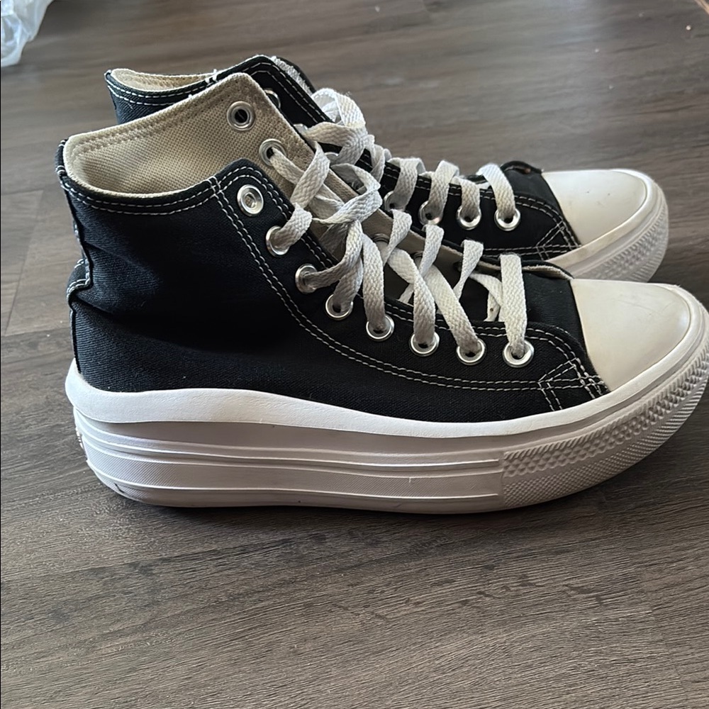 Converse Chuck Taylor Black and White Canvas Sneakers